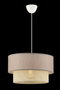 Opviq Echo Lámpara de Araña Blanco y Beige